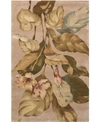 Nourison Tropics Ts04 Beige 3'6" X 5'6" Area Rug In Beige