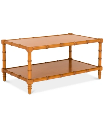 Safavieh Noam Coastal Coffee Table In Honey Natural