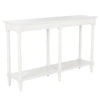 Safavieh Noam Modern Coastal Bamboo Console Table In White