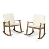 NOBLE HOUSE CANDEL OUTDOOR ROCKING CHAIR, SET OF 2