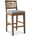 Furniture Cabot Bar Stool In Light Grey