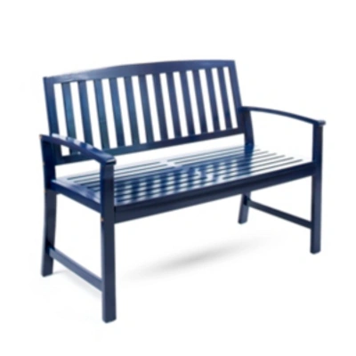 Noble House Laurel Outdoor Bench In Navy