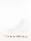 JIMMY CHOO NORD ANKLE BOOTS WHITE,11541932