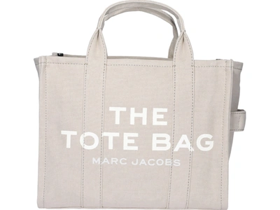 Marc Jacobs Small Traveler Tote Bag In Beige