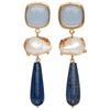 CHRISTIE NICOLAIDES EVA EARRINGS BLUE