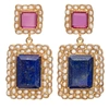 CHRISTIE NICOLAIDES ROSALINA EARRINGS BLUE & PINK