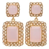 CHRISTIE NICOLAIDES ROSALINA EARRINGS PALE PINK