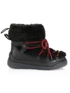 MONCLER Insolux M Faux Shearling-Trimmed Leather Boots