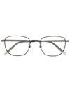 Montblanc Round Frame Glasses In Black
