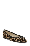 Sam Edelman Jillie Genuine Calf Hair Flat In Brown Multi Calf Hair