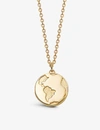 ASTLEY CLARKE ASTLEY CLARKE WOMENS YELLOW GOLD VERMEIL BIOGRAPHY EARTH 18CT YELLOW GOLD-PLATED VERMEIL STERLING SI,41386253