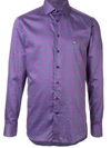 Etro Paisley-print Cotton Shirt In Purple