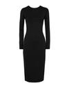 Ninety Percent + Net Sustain Cutout Stretch-knit Turtleneck Midi Dress In Black