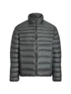 Polo Ralph Lauren Packable Rain-repellent Puffer Jacket In Charcoal