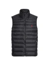 Polo Ralph Lauren Terra Packable Rain-repellent Puffer Vest In Grey