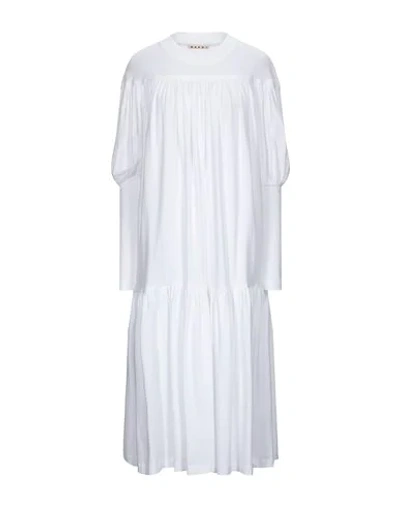 Marni Midi Dresses In White