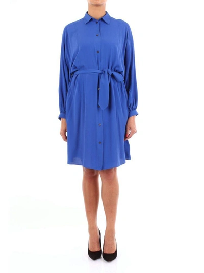 Ps By Paul Smith Women's Blue Acetate Dress