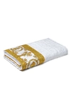 Versace I Heart Baroque Bath Sheet In White