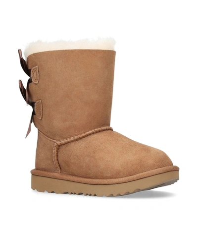 Ugg Suede Bailey Bow Ii Boots In Brown