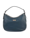 Aquascutum Handbag In Slate Blue