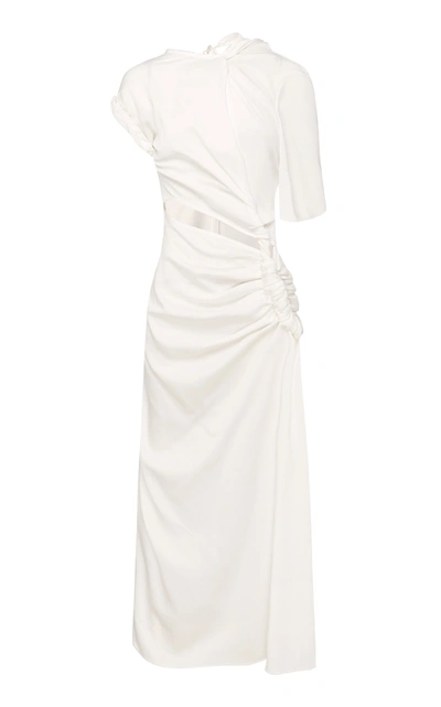 Christopher Esber Women's Twisted Meander Tee Dress In White