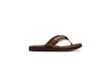 Clarks Fenner Nerice Womens Faux Leather Thong Flip-flops In Yellow