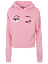 CHIARA FERRAGNI FLIRTING HOODIE IN ROSE SHADOW COLOR