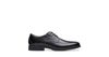 Clarks Whiddon Cap In Black Leather In Black