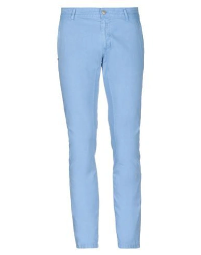 Grey Daniele Alessandrini Casual Pants In Blue