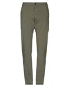 Grey Daniele Alessandrini Pants In Military Green