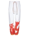Ihs Printed Cotton Sweatpants In White