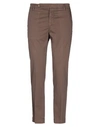 Entre Amis Casual Pants In Light Brown