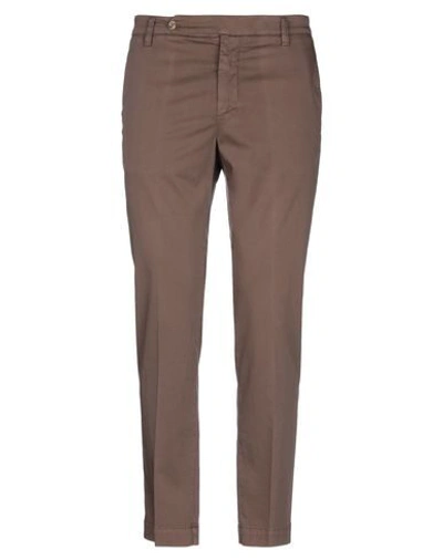 Entre Amis Casual Pants In Light Brown