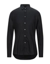 Grey Daniele Alessandrini Shirts In Black