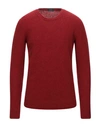 Zanone Sweaters In Red