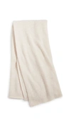 White + Warren Cashmere Travel Wrap Scarf In Wheat Heather