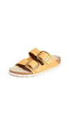 Birkenstock Arizona Big Buckle Leather Sandals In Ochre