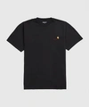 Carhartt Wip American Script Logo-embroidered Cotton T-shirt In Black