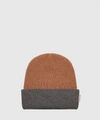 Acne Studios Kaam Reversible Wool Beanie In Beige