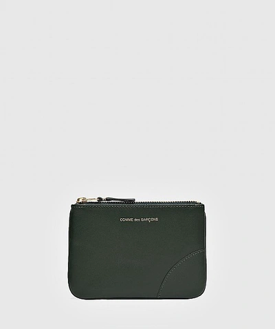 Comme Des Garçons Sa8100 Classic Leather Wallet In Green