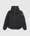 Canada Goose Lodge Slim-fit Nylon-ripstop Hooded Down Jacket In Black