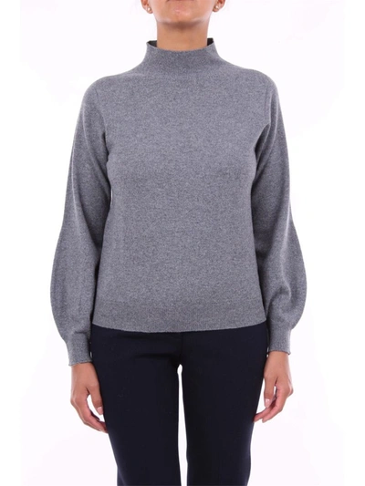 Peserico Women's Grey Wool Sweater