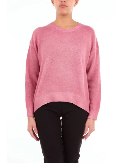 Altea Antique Pink Round Neck Sweater With Long Sleeves
