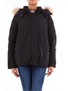 ADD ADD WOMEN'S BLACK POLYESTER DOWN JACKET,WAW442NERO 48