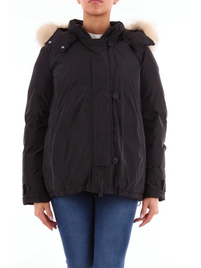 Add Women's Black Polyester Down Jacket