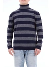 ALTEA ALTEA MEN'S GREY WOOL SWEATER,1961021GRIGIOEBLU S