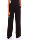 ALTEA ALTEA WOMEN'S BLACK POLYESTER PANTS,1963529NERO 42