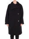 PESERICO PESERICO WOMEN'S BLACK COAT,S2047700046NERO 46