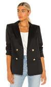 ALICE AND OLIVIA BERGEN DOUBLE BREASTED LOOSE BLAZER,ALI-WO145