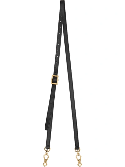 Gucci Sylvie Shoulder Strap In Black